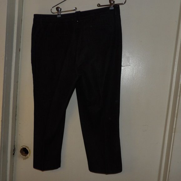 Larry Levine Black Wash Capri Stretch Jeans Sz 14 - Picture 6 of 6